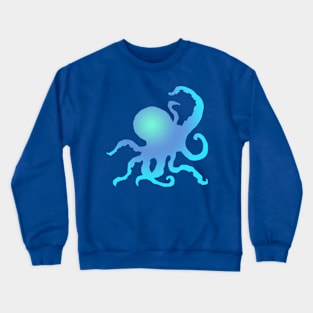 Blue Octopus Crewneck Sweatshirt